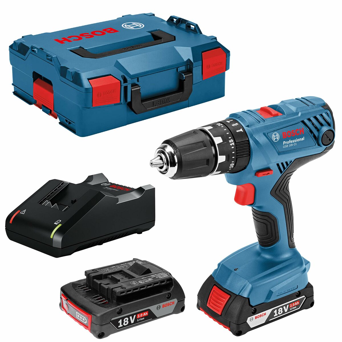 Elektrisk skruetrækker BOSCH GSB 18V-21 PROFESSIONAL